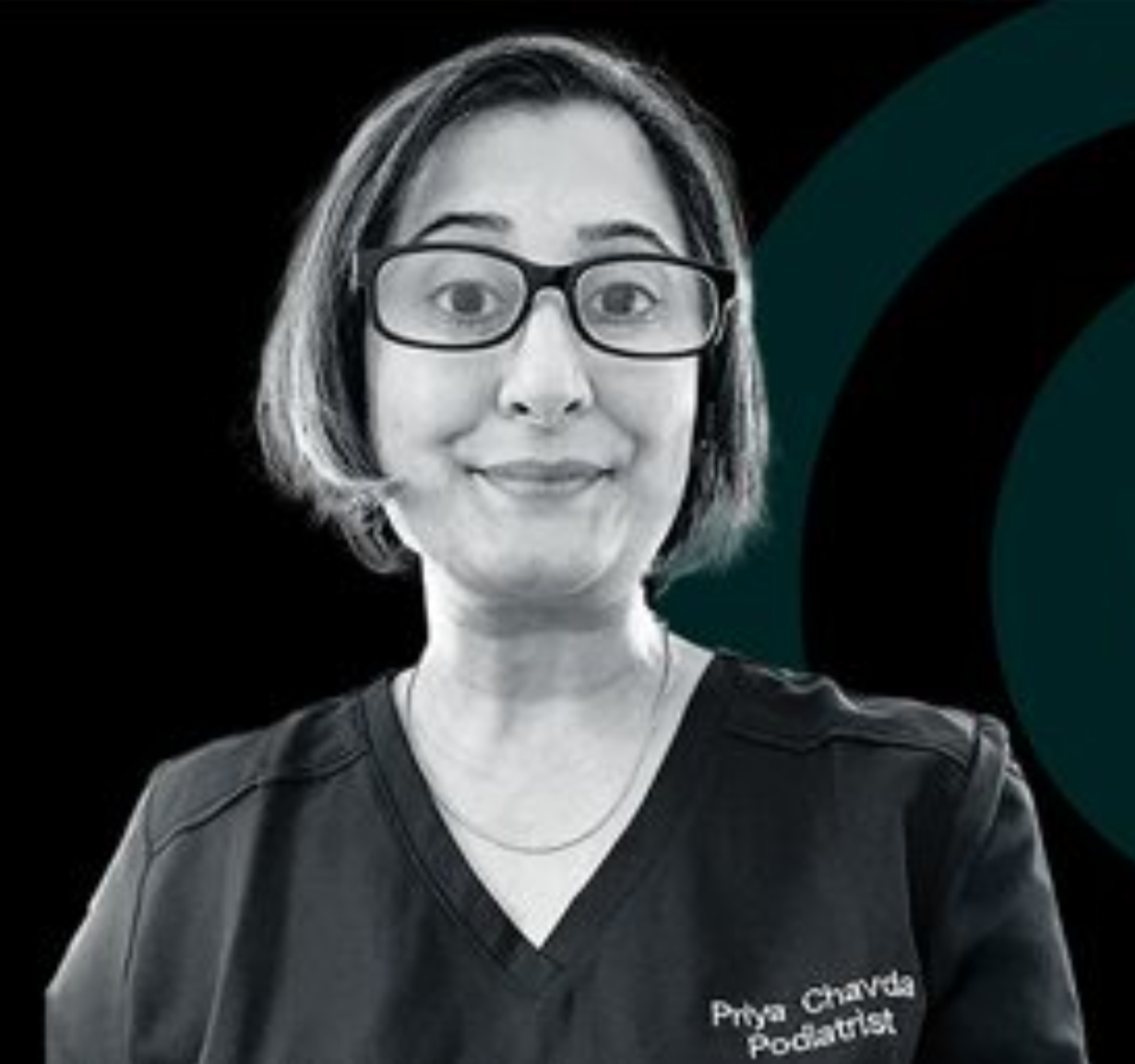 Priya Chavda, HCPC registered podiatrist in Loughborough and Nottingham